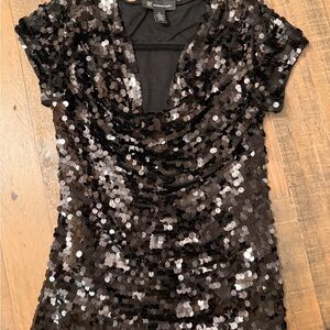 INC Cap Sleeve Sequin